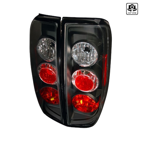 Spec-D Tuning 05-12 Nissan Frontier Altezza Tail Light Black LT-FRO05JM-TM
